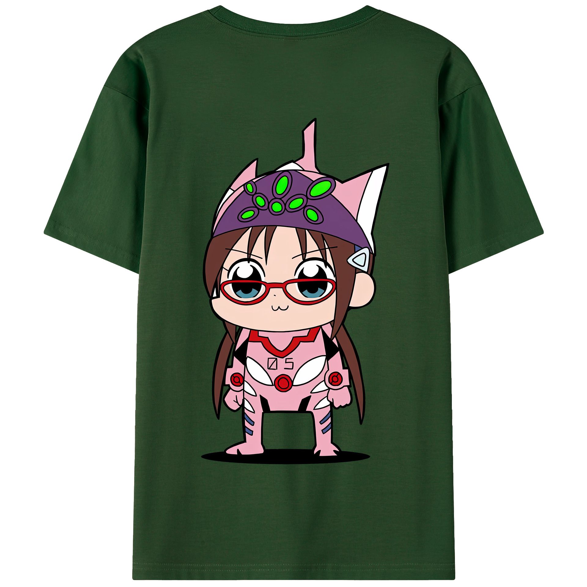 （画像用） EVA 新世紀エヴァンゲリオン 綿100％半袖Tシャツ（背面プリント）